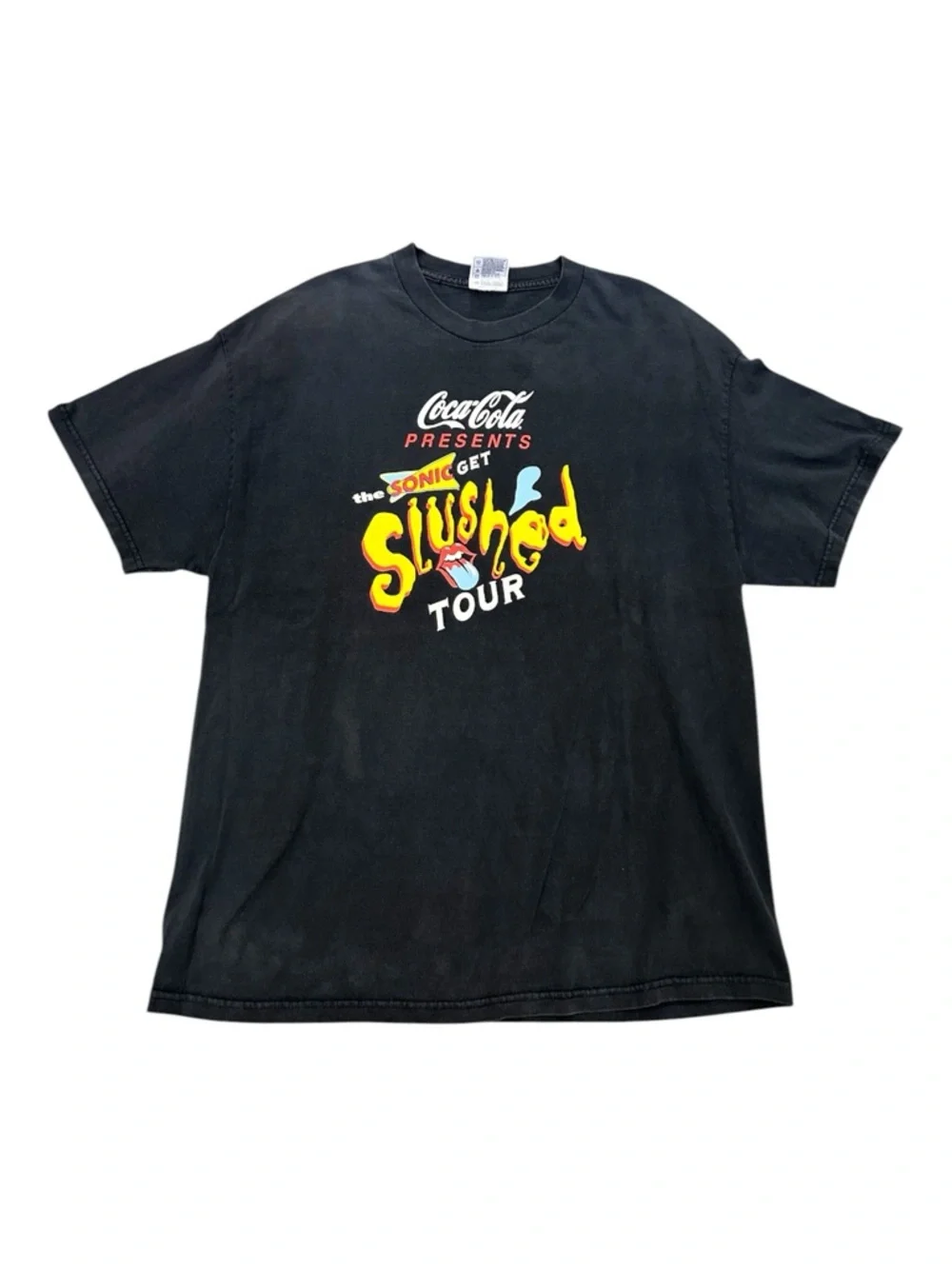 🔥🔥 Vintage Sonic Coca-Cola Rolling Stones Tour Graphic T-Shirt Size XL -‎ EUC